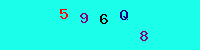 Blue Captcha Image