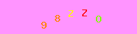 Blue Captcha Image