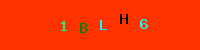 Blue Captcha Image