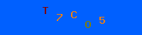 Blue Captcha Image