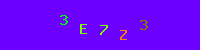 Blue Captcha Image