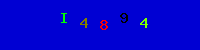 Blue Captcha Image