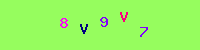 Blue Captcha Image