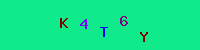 Blue Captcha Image