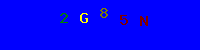 Blue Captcha Image
