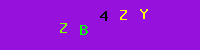 Blue Captcha Image