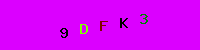 Blue Captcha Image