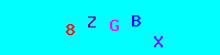 Blue Captcha Image