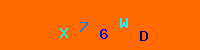 Blue Captcha Image