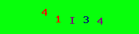 Blue Captcha Image