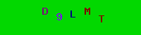 Blue Captcha Image