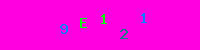Blue Captcha Image