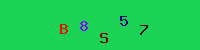 Blue Captcha Image