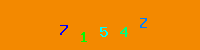Blue Captcha Image