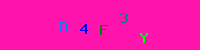 Blue Captcha Image