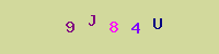 Blue Captcha Image