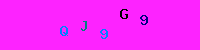 Blue Captcha Image