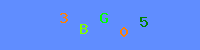 Blue Captcha Image