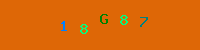 Blue Captcha Image