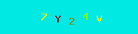 Blue Captcha Image