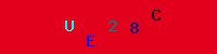 Blue Captcha Image