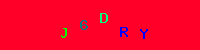 Blue Captcha Image