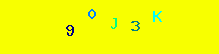 Blue Captcha Image