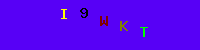 Blue Captcha Image