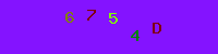 Blue Captcha Image