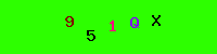 Blue Captcha Image