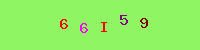 Blue Captcha Image
