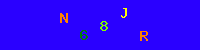 Blue Captcha Image