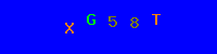 Blue Captcha Image