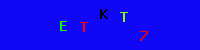 Blue Captcha Image