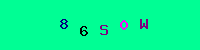 Blue Captcha Image