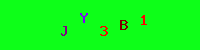 Blue Captcha Image