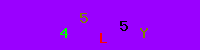 Blue Captcha Image