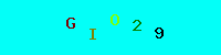 Blue Captcha Image