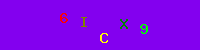 Blue Captcha Image