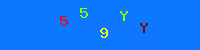 Blue Captcha Image