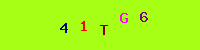 Blue Captcha Image