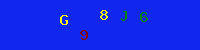 Blue Captcha Image