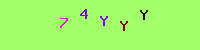 Blue Captcha Image