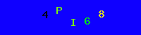 Blue Captcha Image