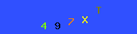 Blue Captcha Image