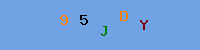 Blue Captcha Image
