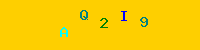 Blue Captcha Image