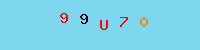 Blue Captcha Image