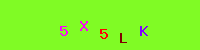 Blue Captcha Image