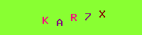 Blue Captcha Image